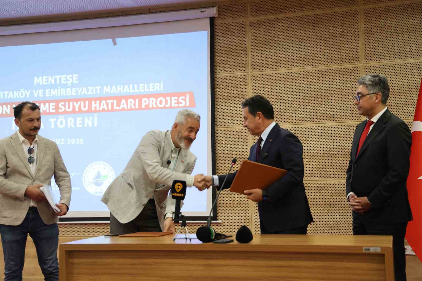 Menteşe’nin üç mahallesine 485 milyonluk altyapı yatırımı 