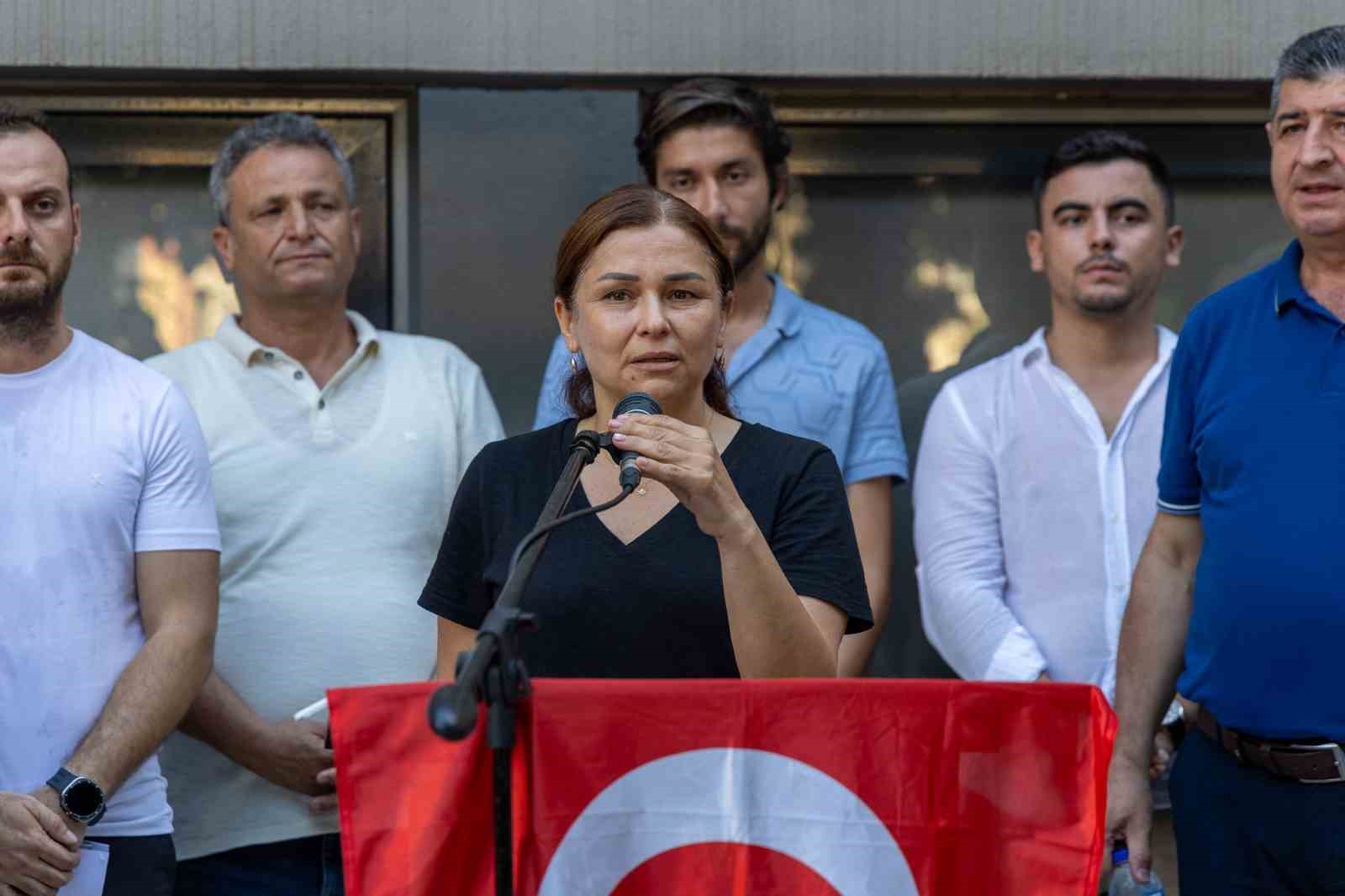 Manavgat’ta tutuklanan belediye başkanı Nefi Kara’ya destek mitingi 