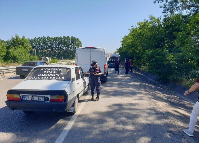 Sinop’ta düzensiz göçmen denetimi 