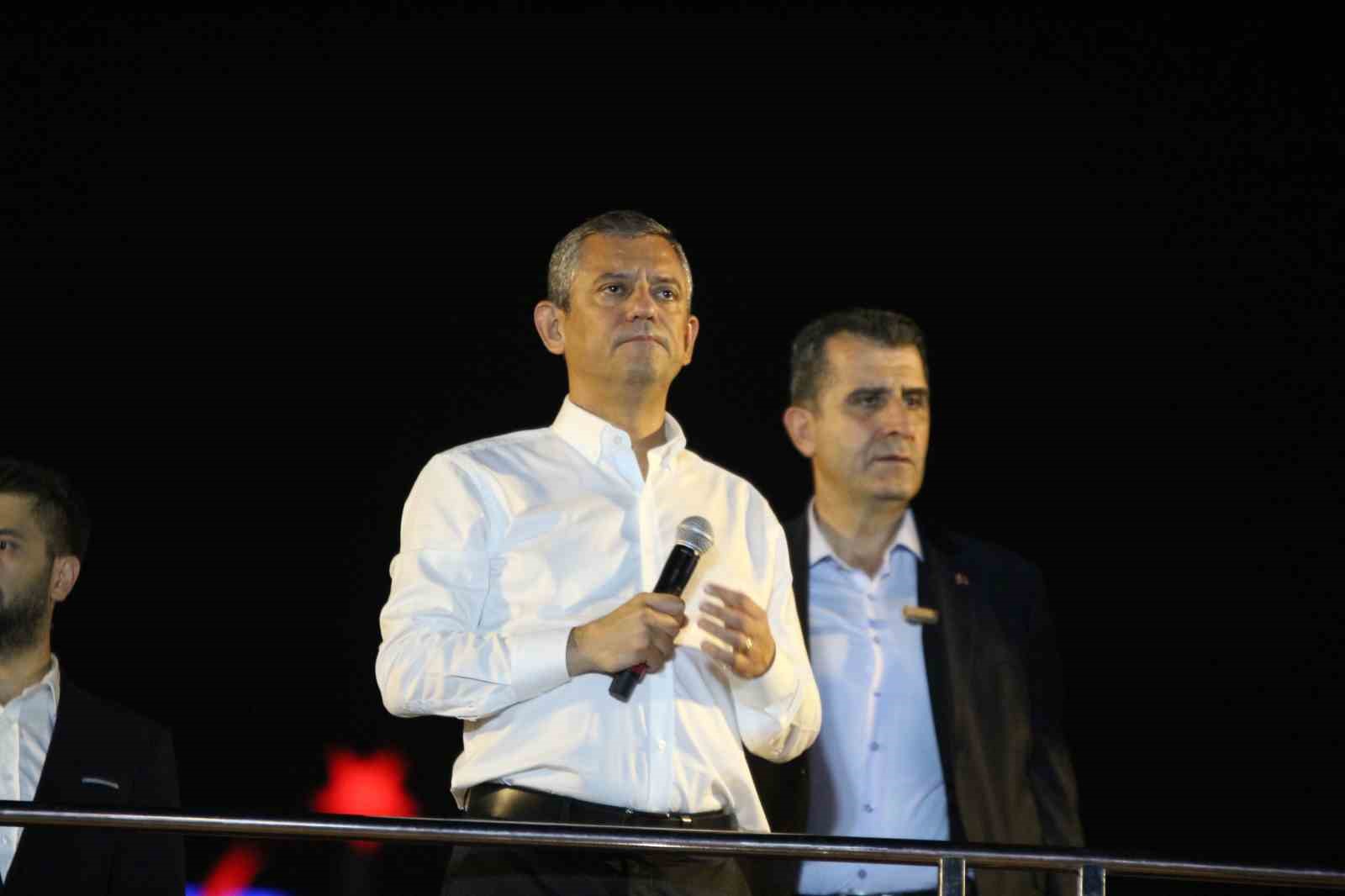 CHP Genel Başkanı Özel: 