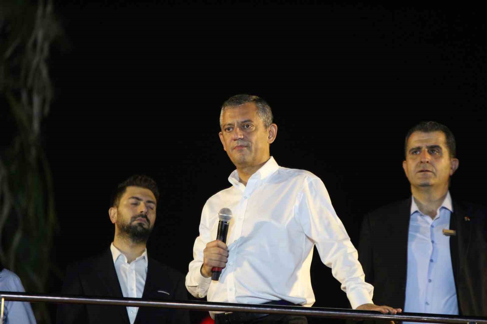 CHP Genel Başkanı Özel: 