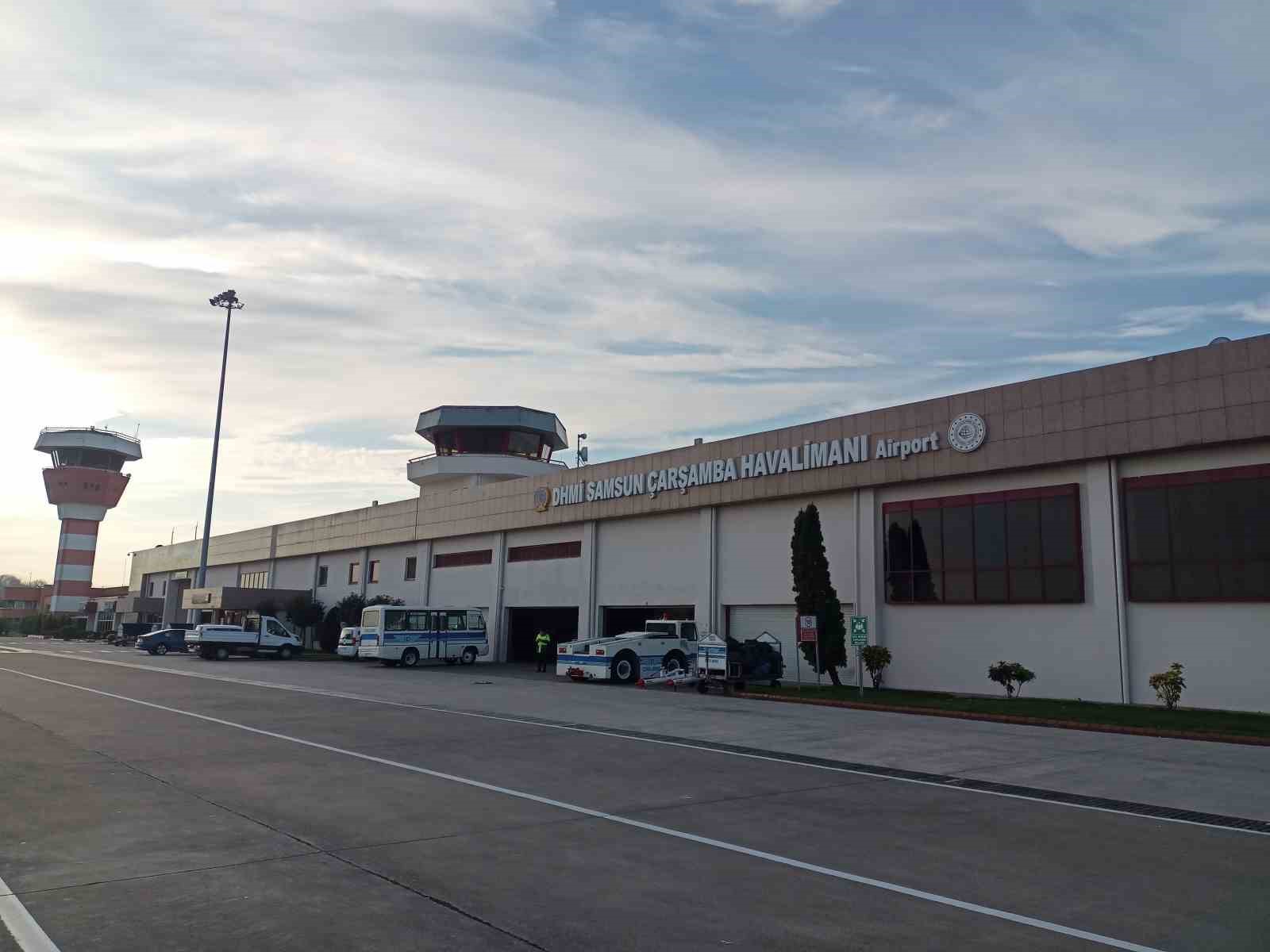 Samsun-Çarşamba Havalimanı’nda 6 aylık yolcu sayısı 700 bini geçti