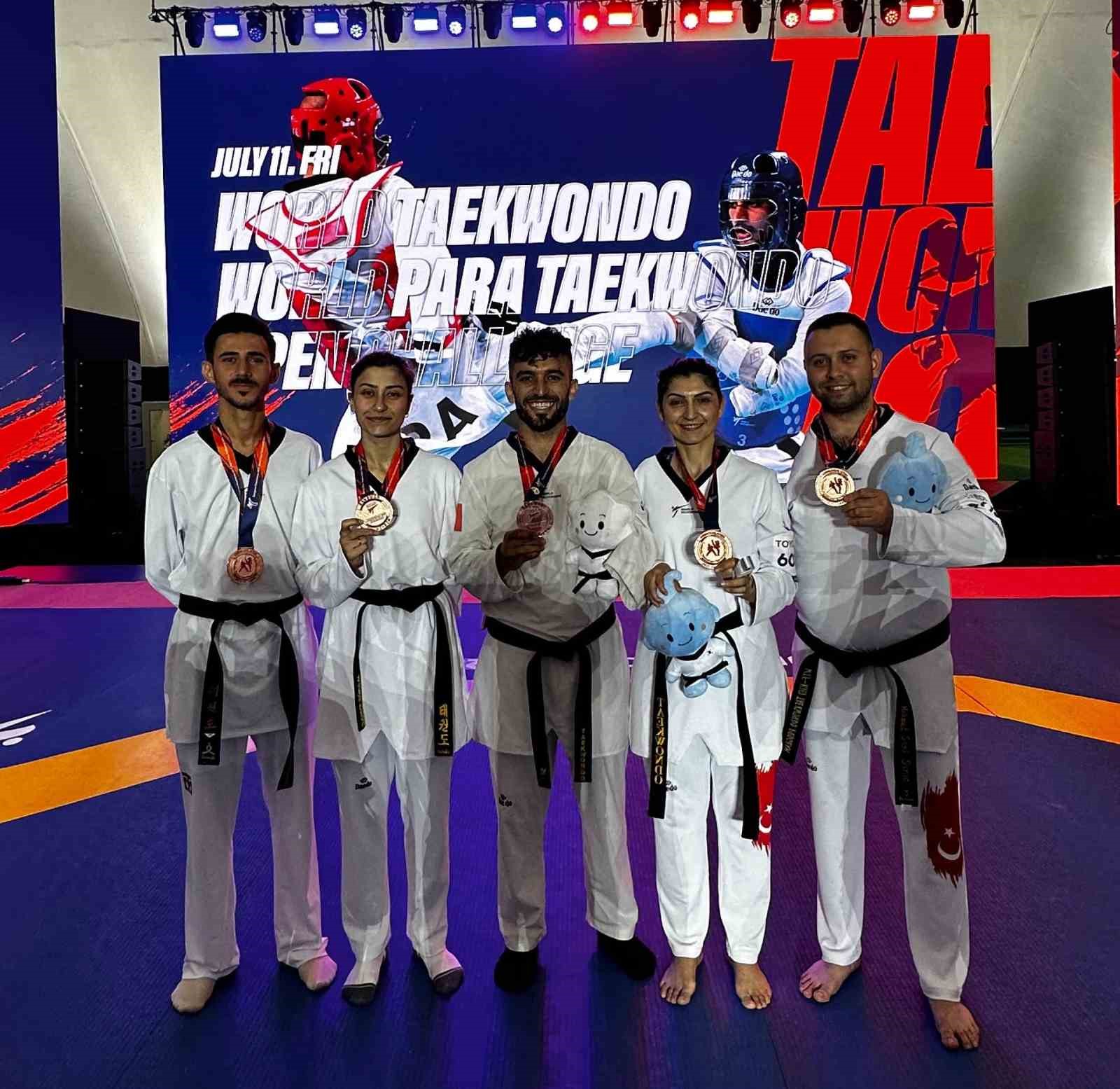Milli sporculardan 2025 Dünya Para Taekwondo Open Challenge’da 5 madalya 