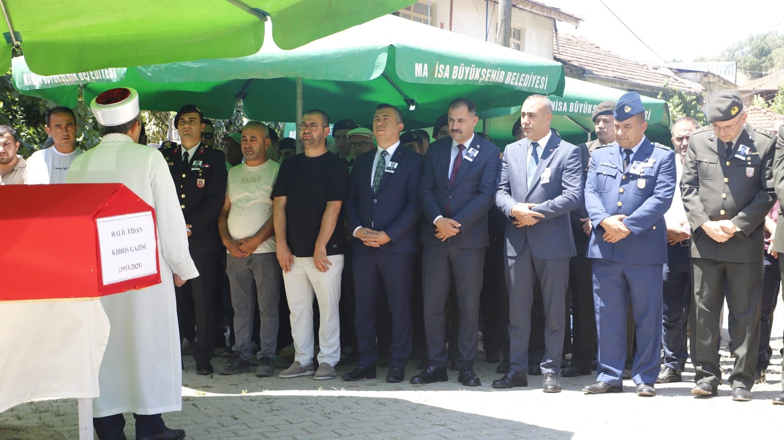 Kıbrıs gazisi Manisa’da törenle toprağa verildi 