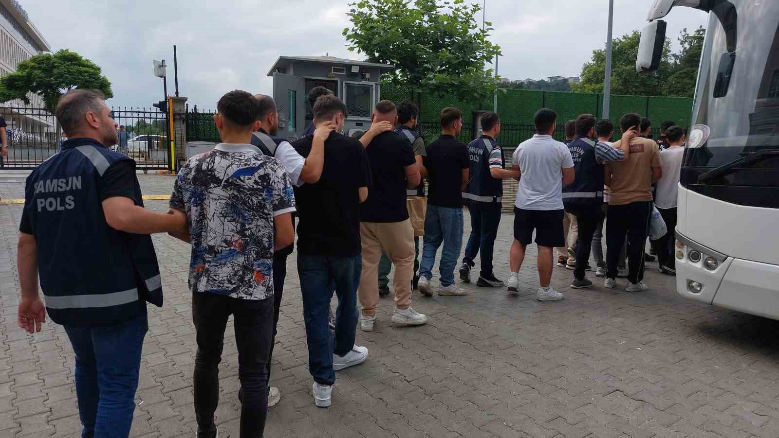 Samsun merkezli yasa dışı bahis operasyonunda 19 kişi tutuklandı 