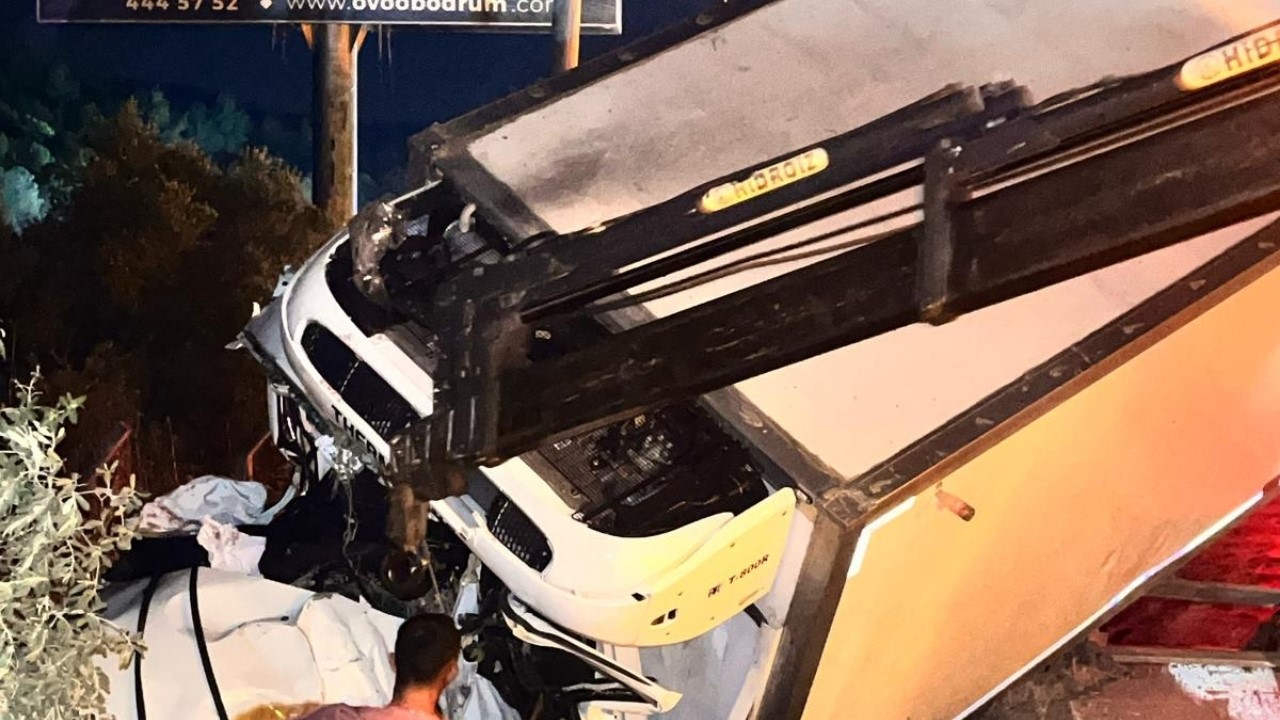 Milas’ta trafik kazası: 1 ölü, 1 ağır yaralı 