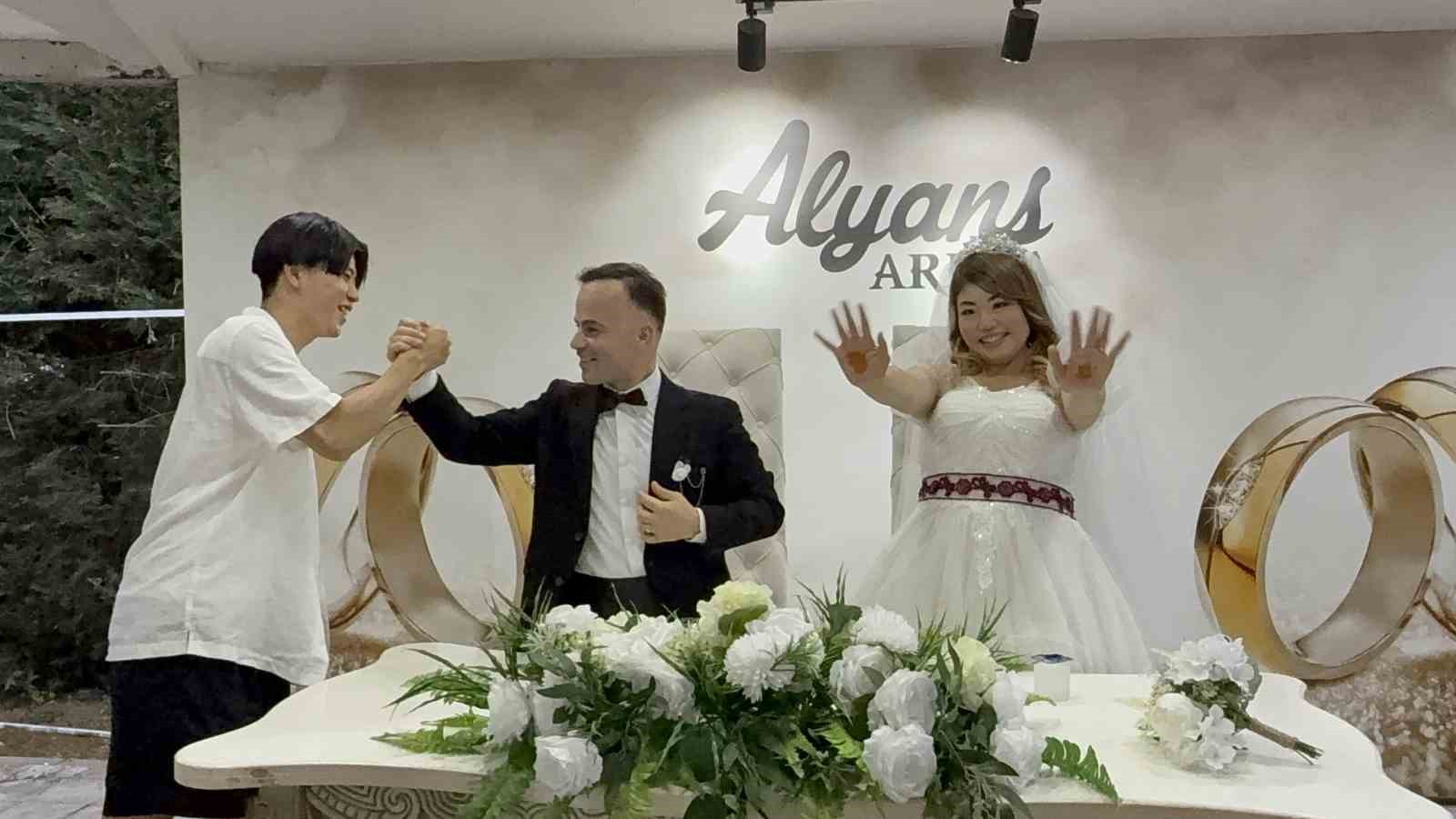 Japonya’dan Düzce’ye gelin geldi: 13 bin kilometrelik aşk 