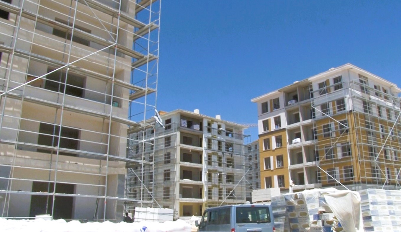 Kiltepe Mahallesi’nde 770 deprem konutunun kaba inşaatı tamamlanmak üzere 