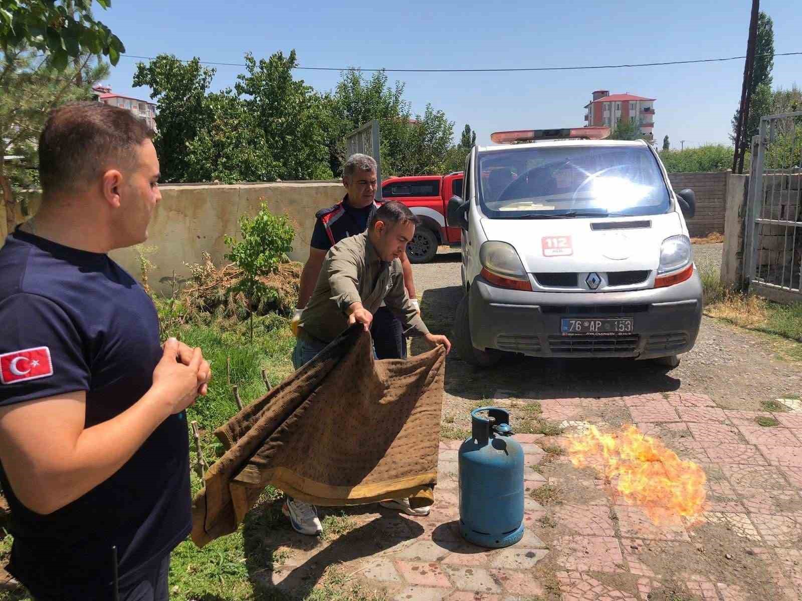Iğdır’da yangın güvenliği eğitimi verildi 