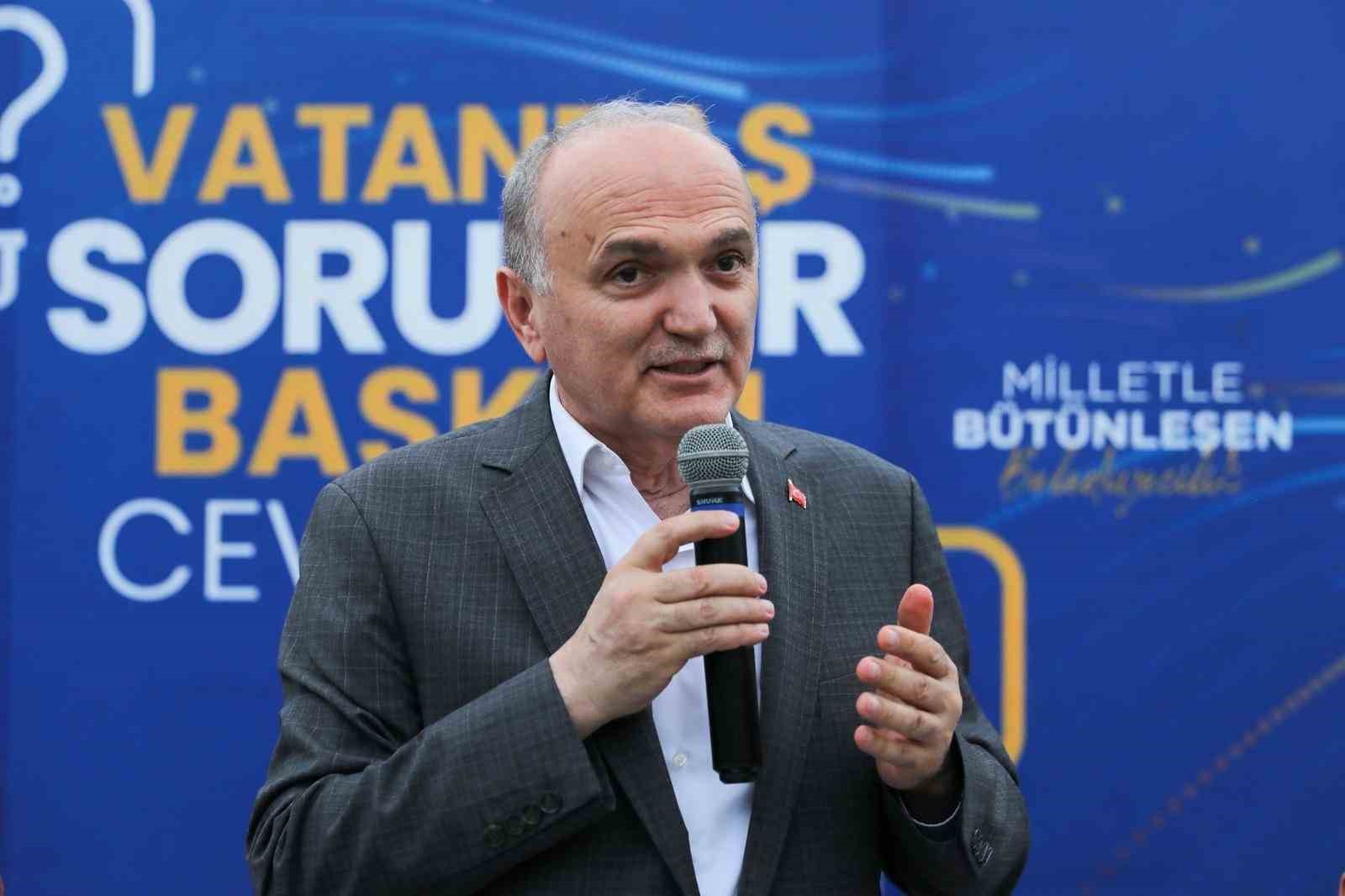 Başkan Özlü, halk buluşmalarına devam ediyor 