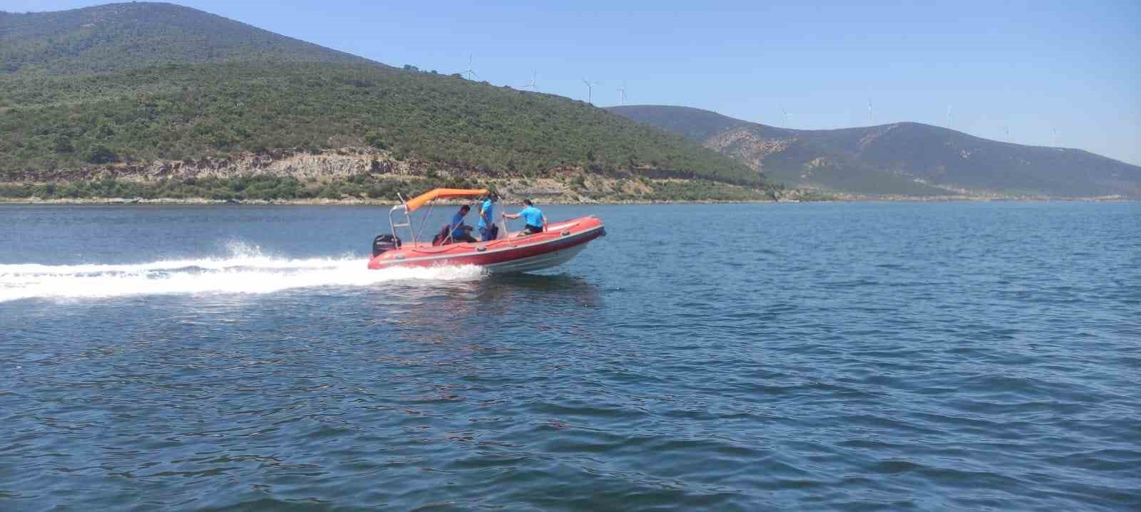 Bafa Gölü’nde su ürünleri denetimi yapıldı 