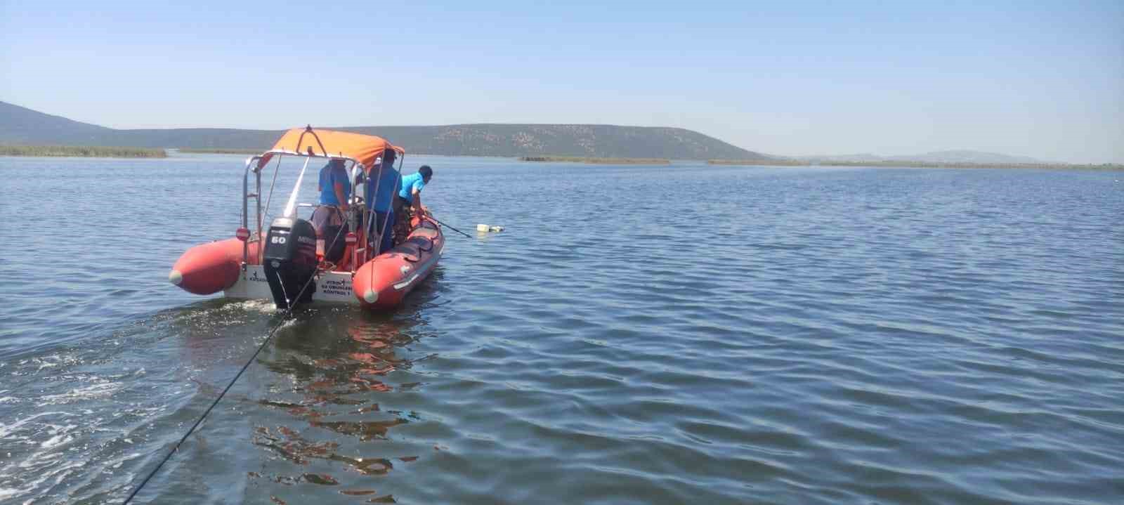 Bafa Gölü’nde su ürünleri denetimi yapıldı 