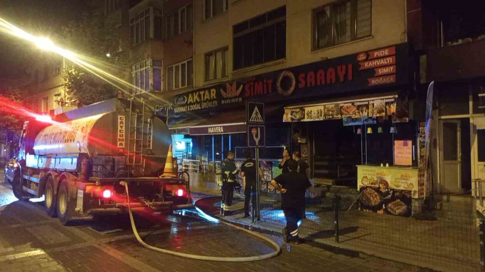 Çaycuma’da işyerinde çıkan yangın korkuttu 