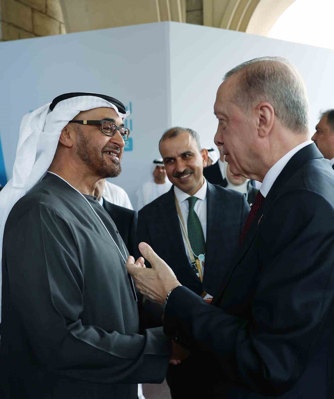 Cumhurbaşkanı Erdoğan, Birleşik Arap Emirlikleri Devlet Başkanı Al Nahyan ile görüştü