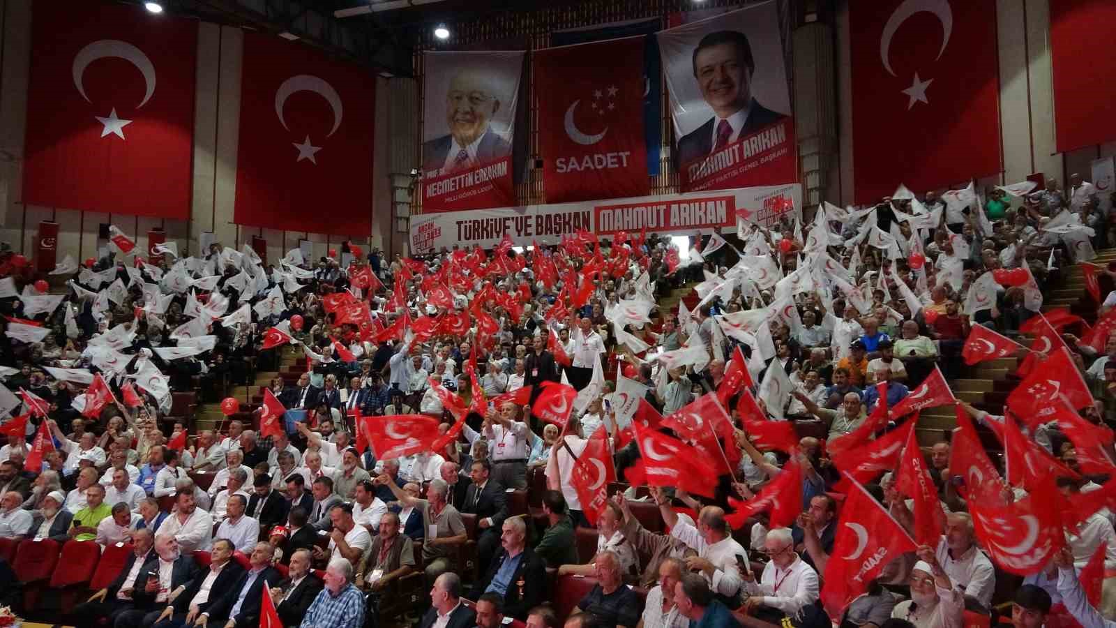 Saadet Partisi Genel Başkanı Arıkan: 