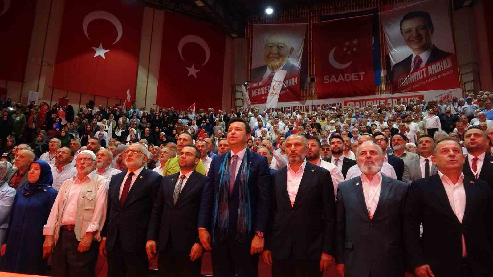 Saadet Partisi Genel Başkanı Arıkan: 
