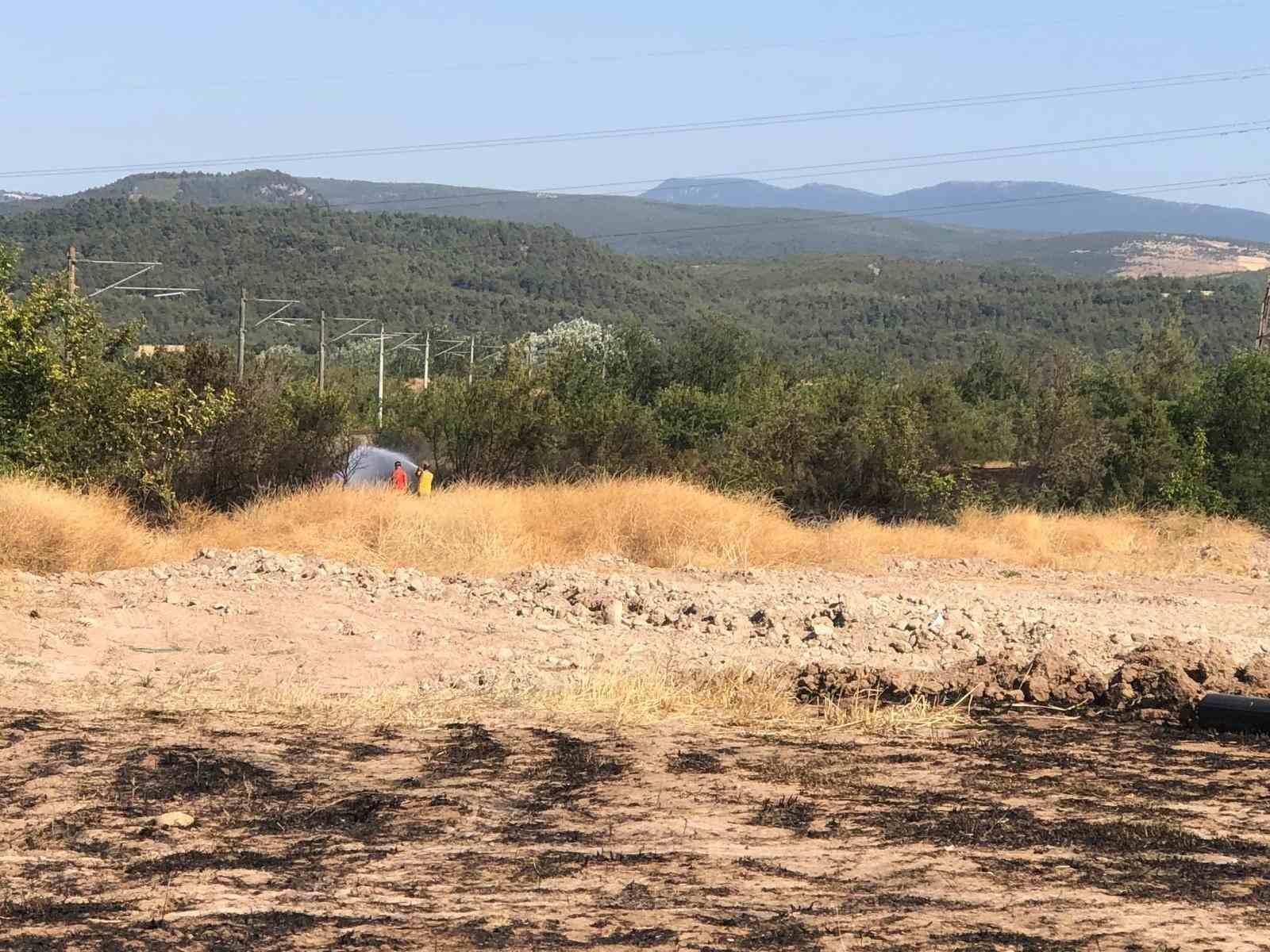 Bilecik’te anız yangını büyümeden söndürüldü 