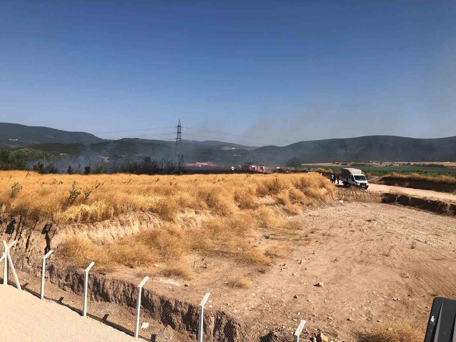 Bilecik’te anız yangını büyümeden söndürüldü 