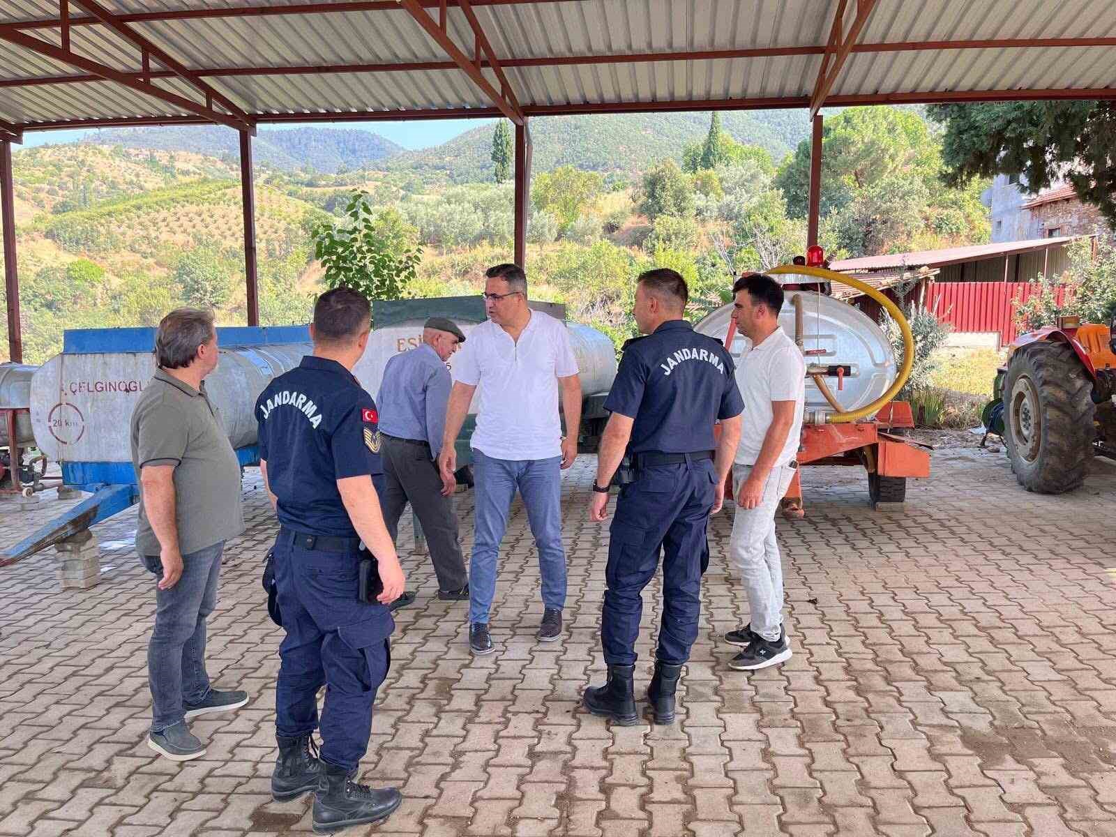 Sarıgöl’de orman yangınlarına karşı önlem ziyaretleri 