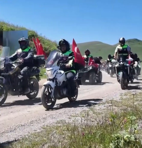 Derebaşı Virajları’nda motosiklet turu gerçekleştirildi 