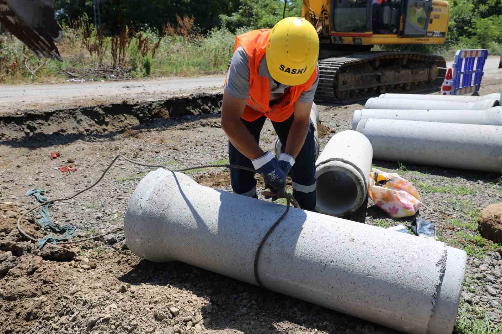 Tekkeköy’e yeni atık su hattı 