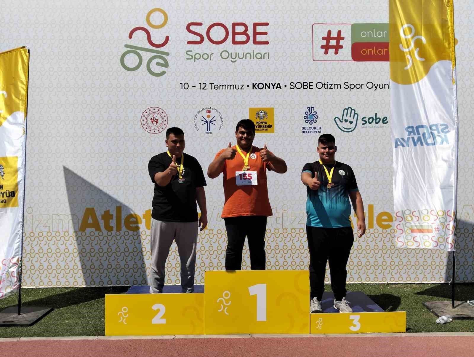 Aydınlı özel sporcular şampiyonada dikkat çekti 