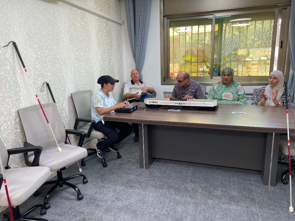 TİKA, Kudüs’te görme engellilerin yanında 