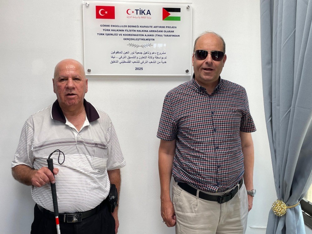 TİKA, Kudüs’te görme engellilerin yanında 