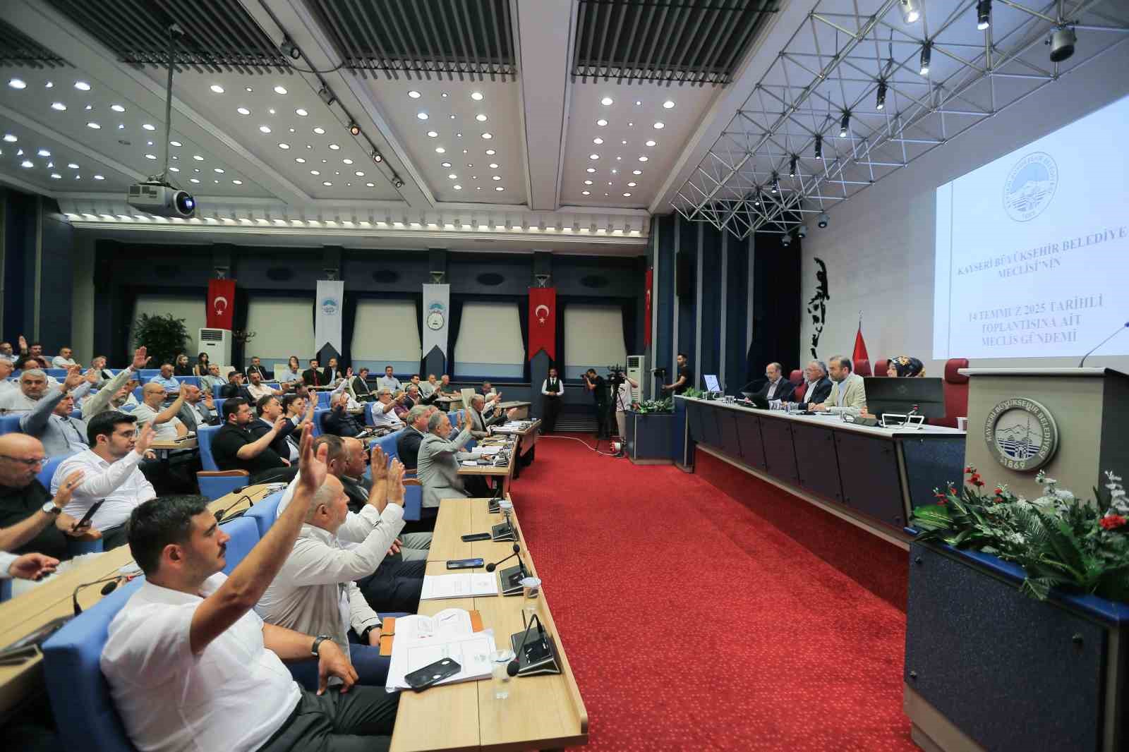 Büyükşehir Meclisi’nden 91 maddeyle Kayseri’ye hizmet ve eser yağmuru 
