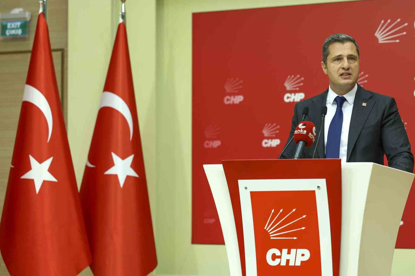 CHP Sözcüsü Yücel: 