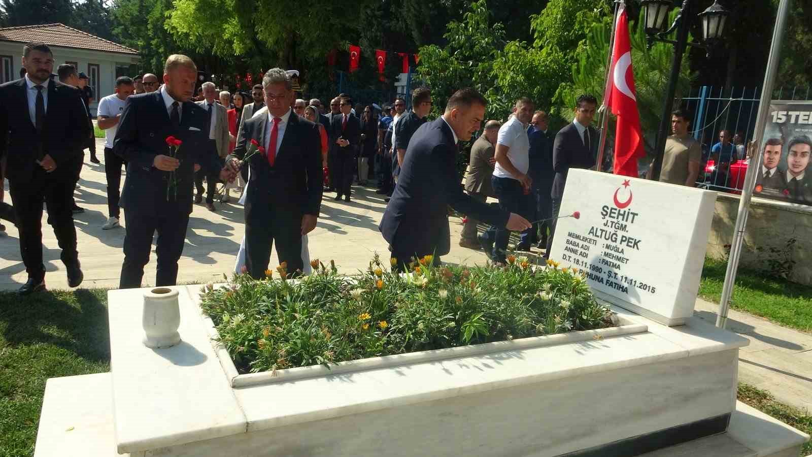 Muğla’da 15 Temmuz Demokrasi Şehitleri anıldı 