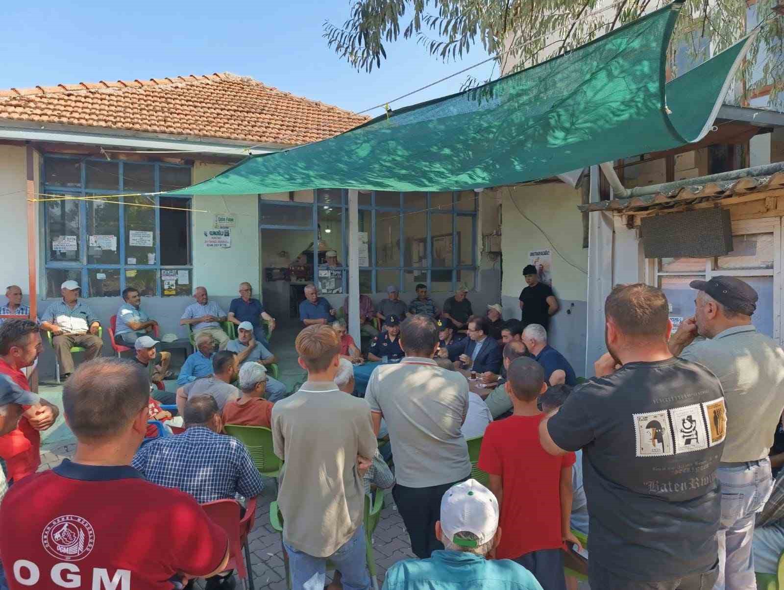 Salihli’de yangın alarmı 