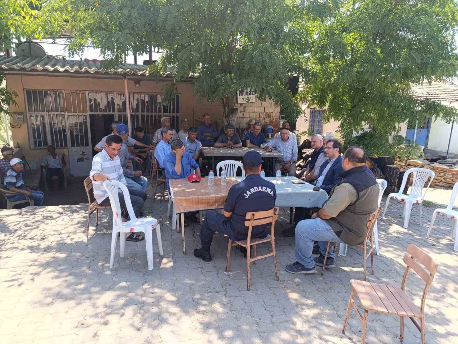 Salihli’de yangın alarmı 