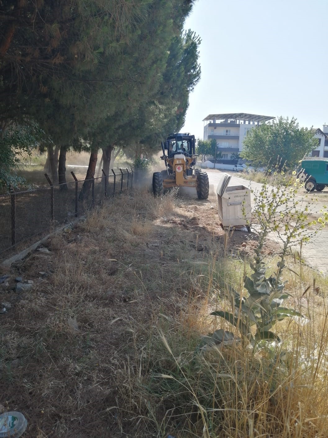Muhtardan mahallede yangın tedbiri 