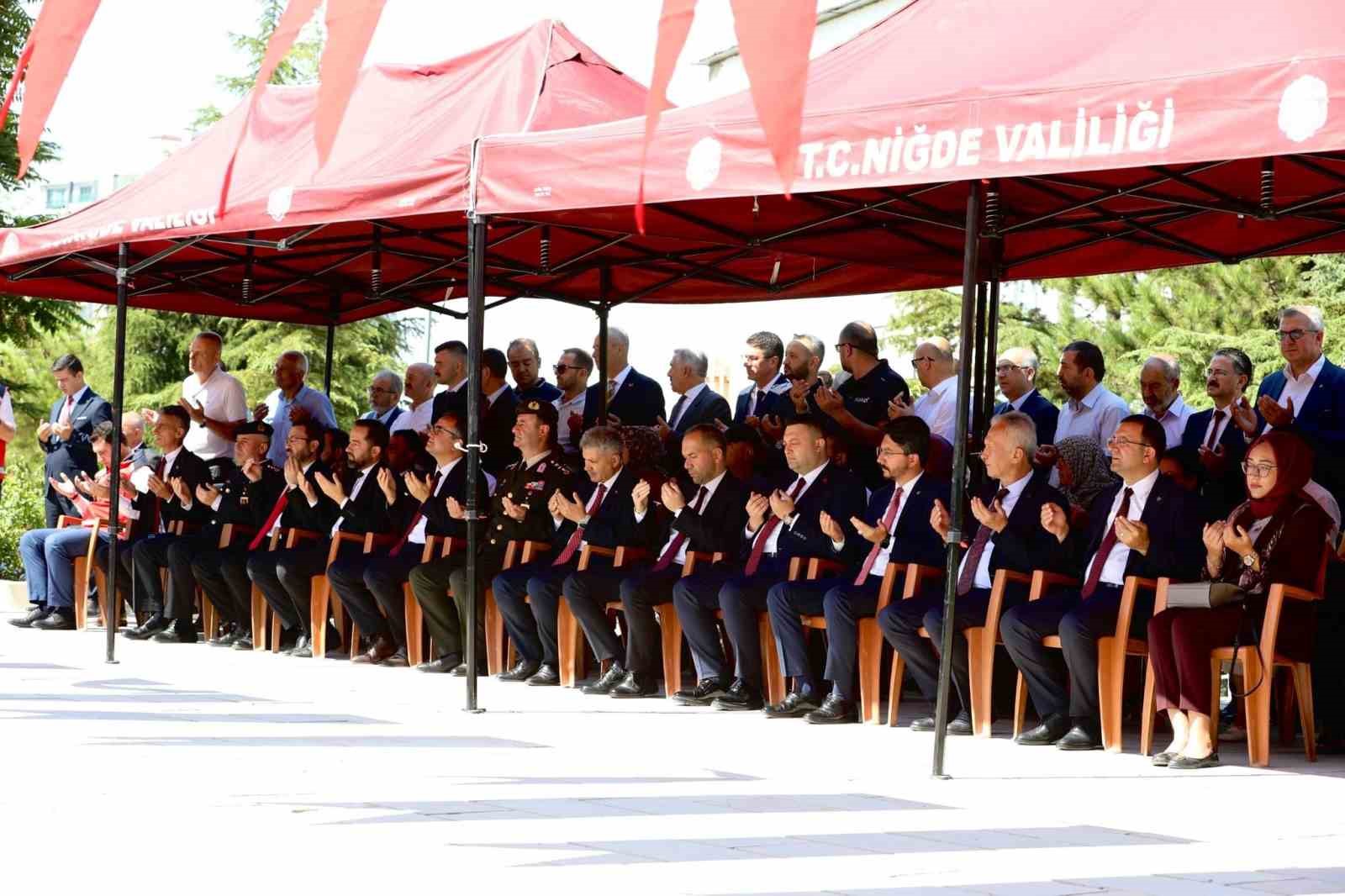 Niğde’de 15 Temmuz şehitleri düzenlenen programla anıldı 