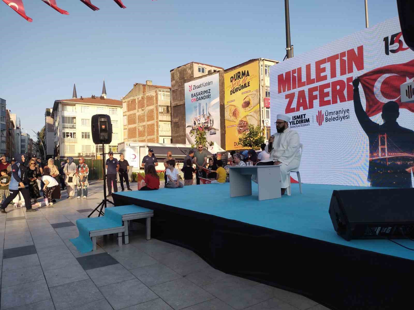 Ümraniye Belediyesinden 15 Temmuz’un 9. yıldönümüne özel etkinlik 