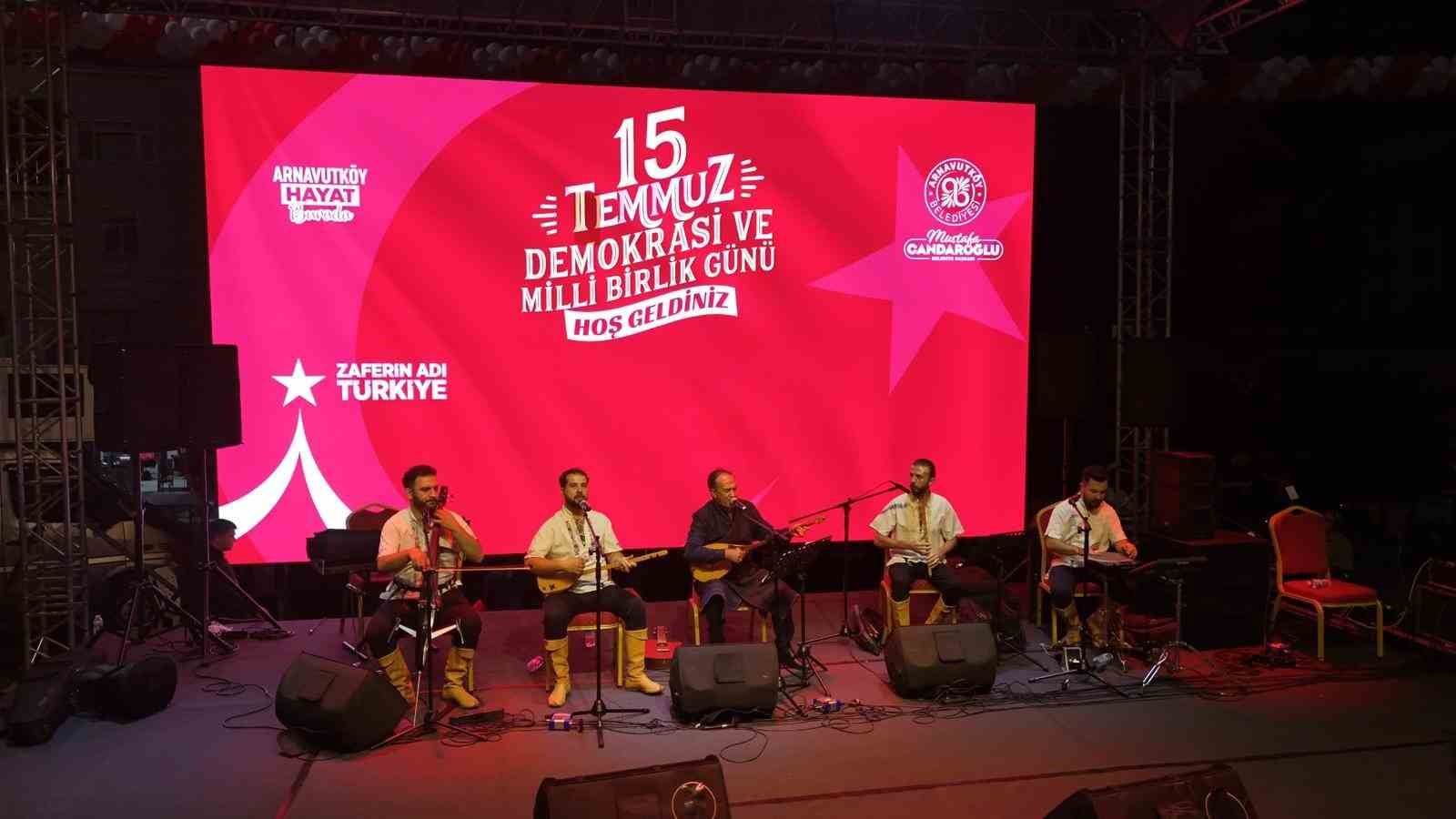 Arnavutköy’de 15 Temmuz şehitleri anıldı 