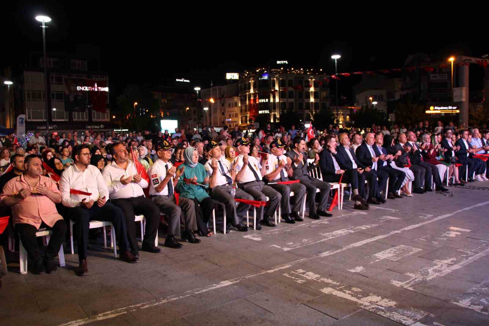 Çanakkale’de 15 Temmuz anma etkinlikleri düzenlendi 