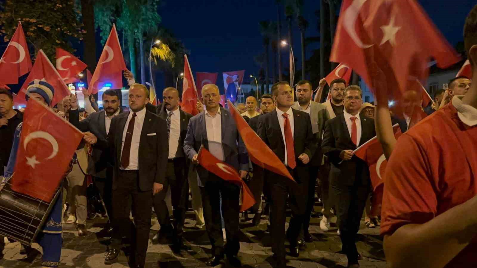 15 Temmuz Marmaris’te çeşitli etkinliklerle anıldı 