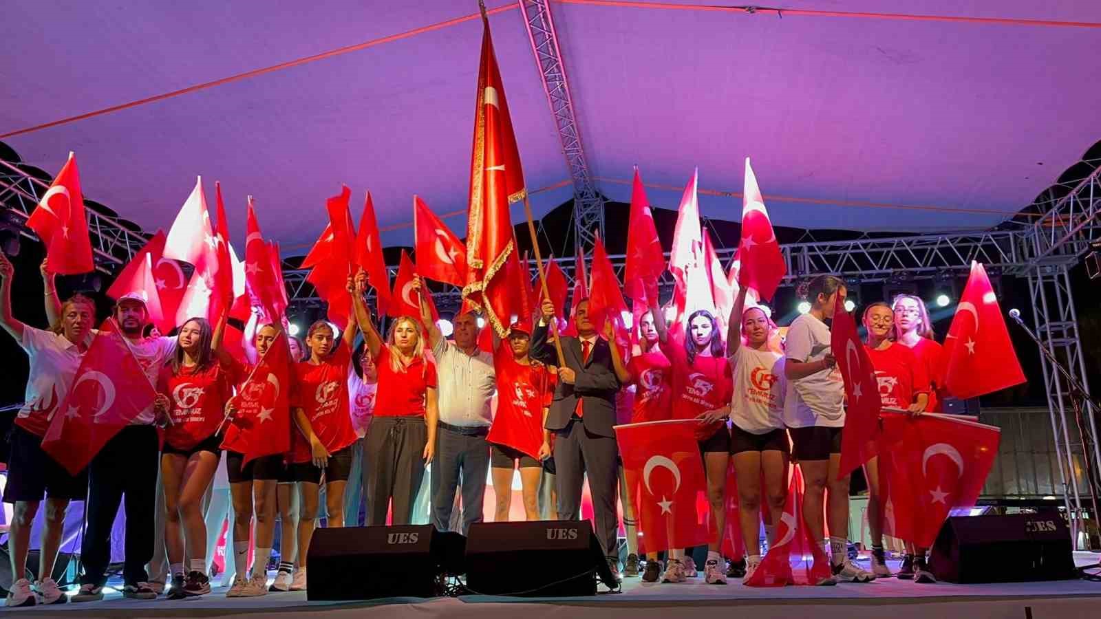 15 Temmuz Marmaris’te çeşitli etkinliklerle anıldı 