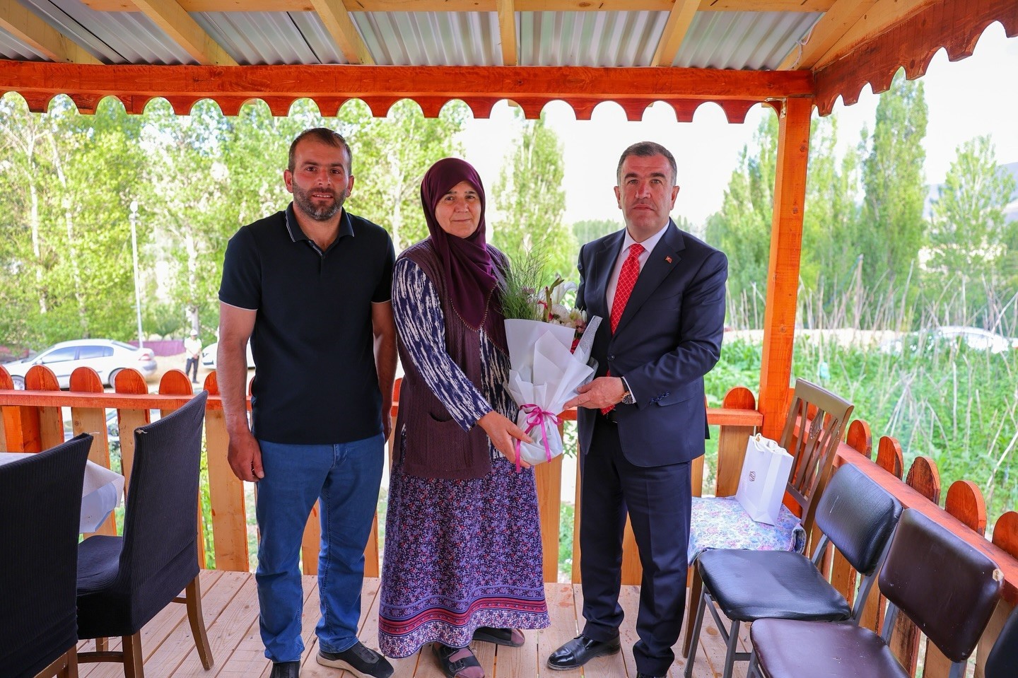 Bayburt’ta şehit ve gazi aileleri ziyaret edildi 