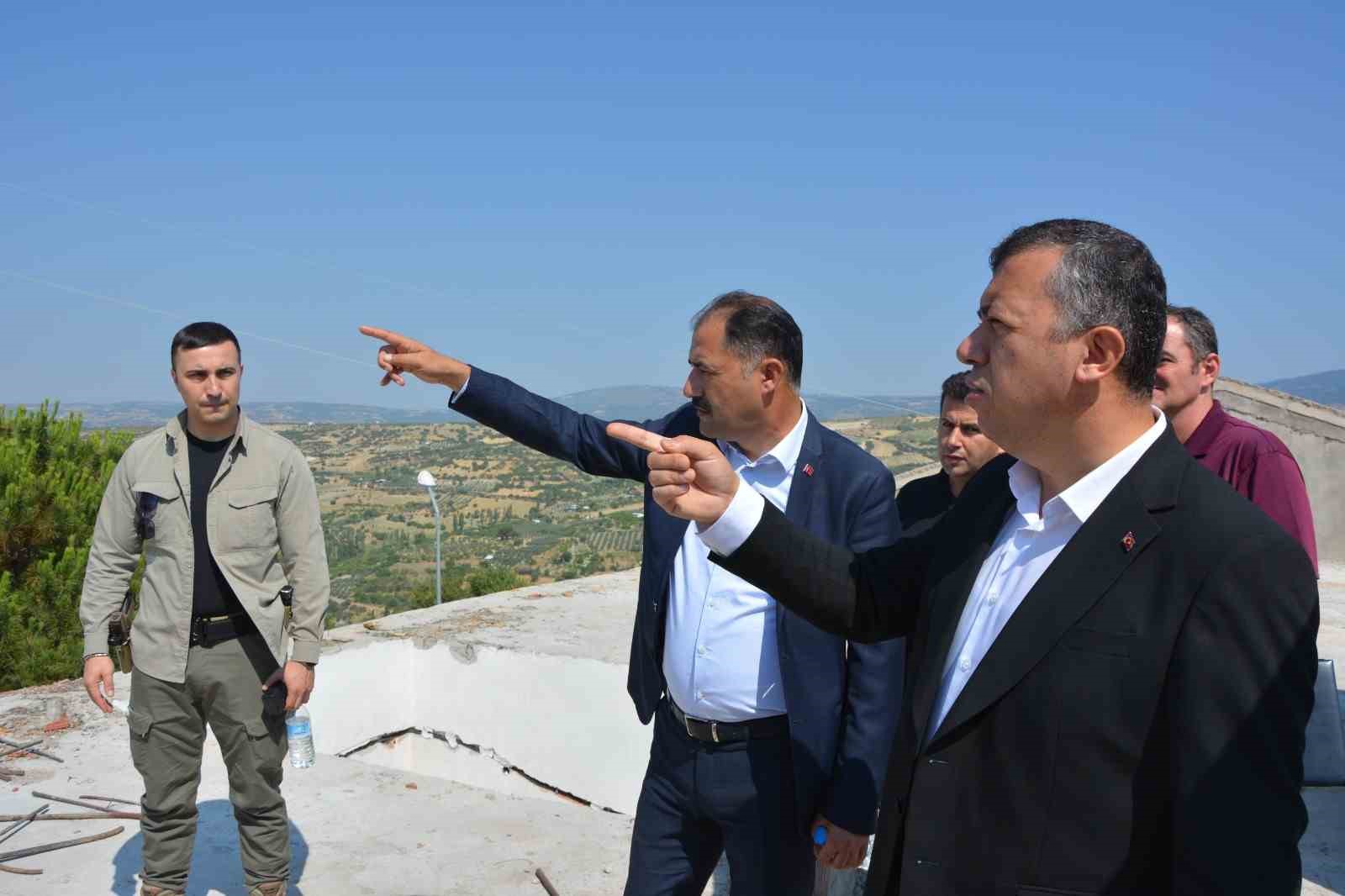 Demirci’deki yatırımlara yakın takip 