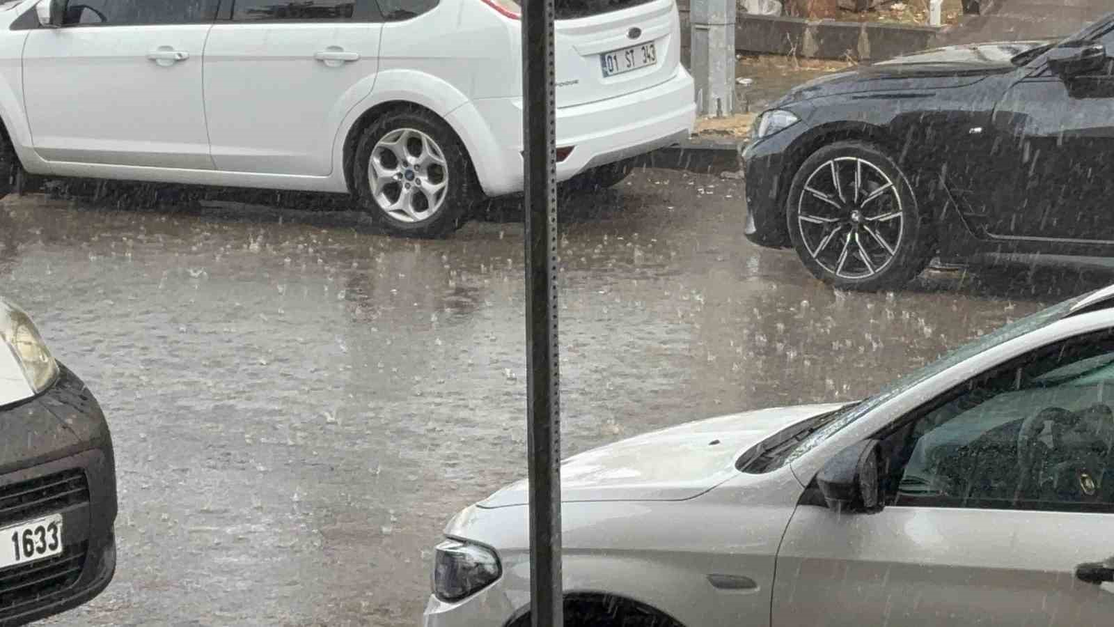 Gaziantep’te sağanak ve dolu 