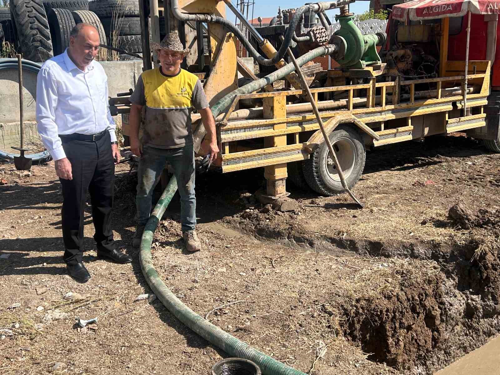 Alaca Belediyesi’nin sondaj çalışmaları sürüyor 