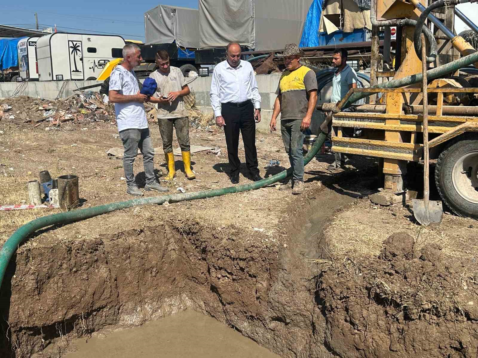 Alaca Belediyesi’nin sondaj çalışmaları sürüyor 