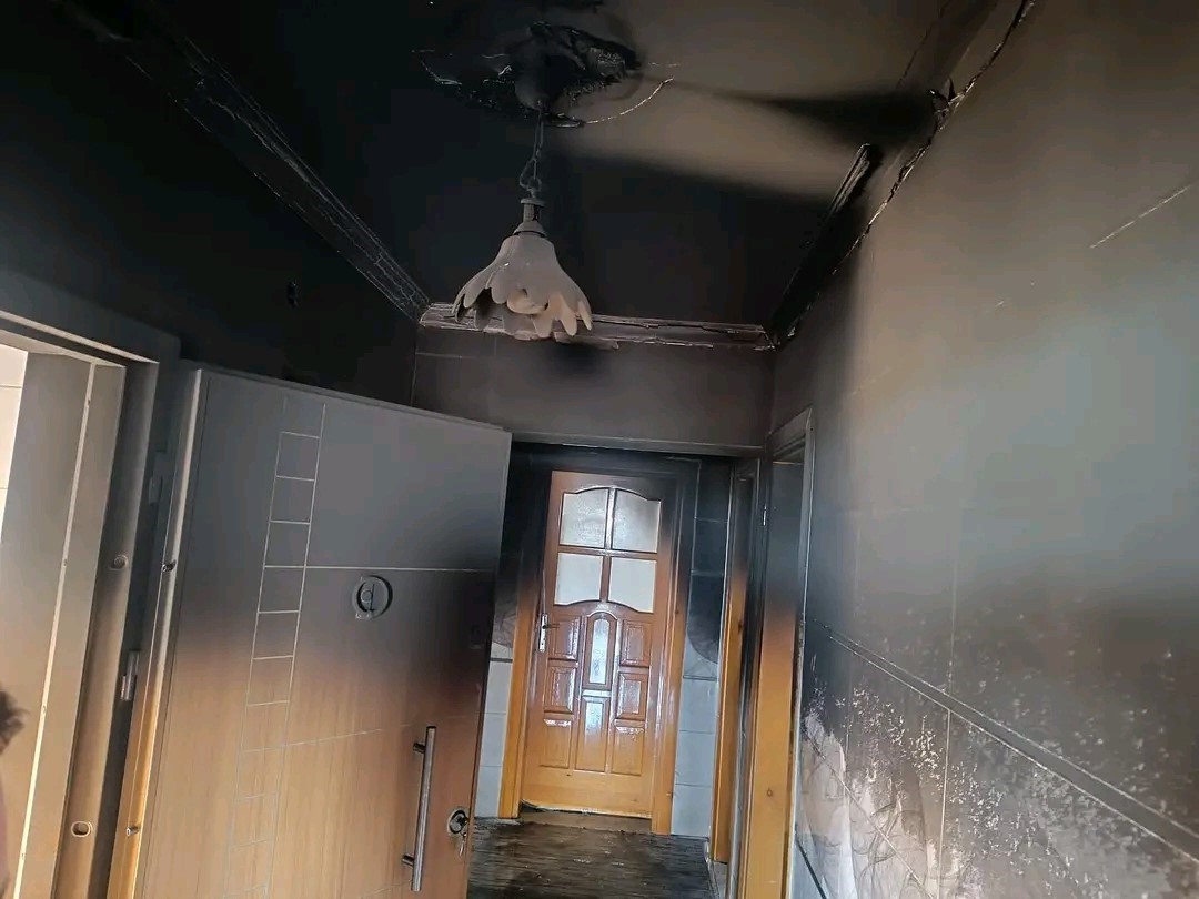 Kırıkhan’da ev yangını 