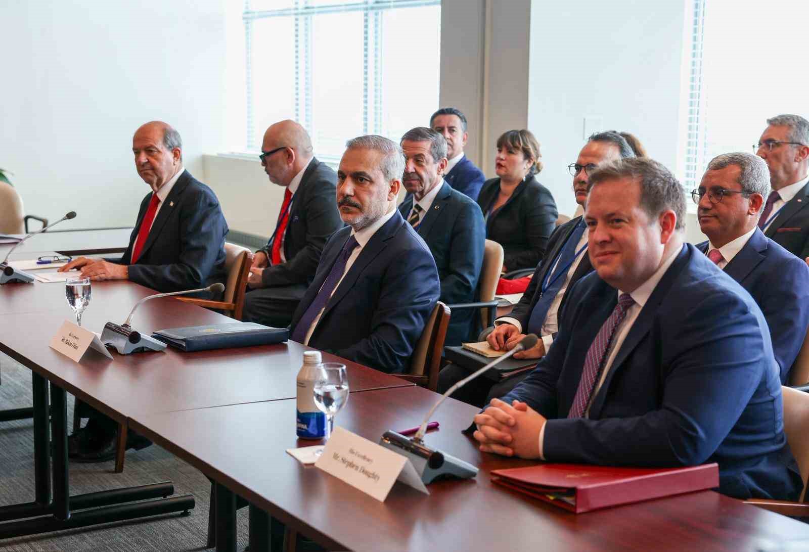 Dışişleri Bakanı Fidan, BM ile Kıbrıs Konulu Genişletilmiş Formatlı Gayrıresmi Toplantısı’na katıldı 