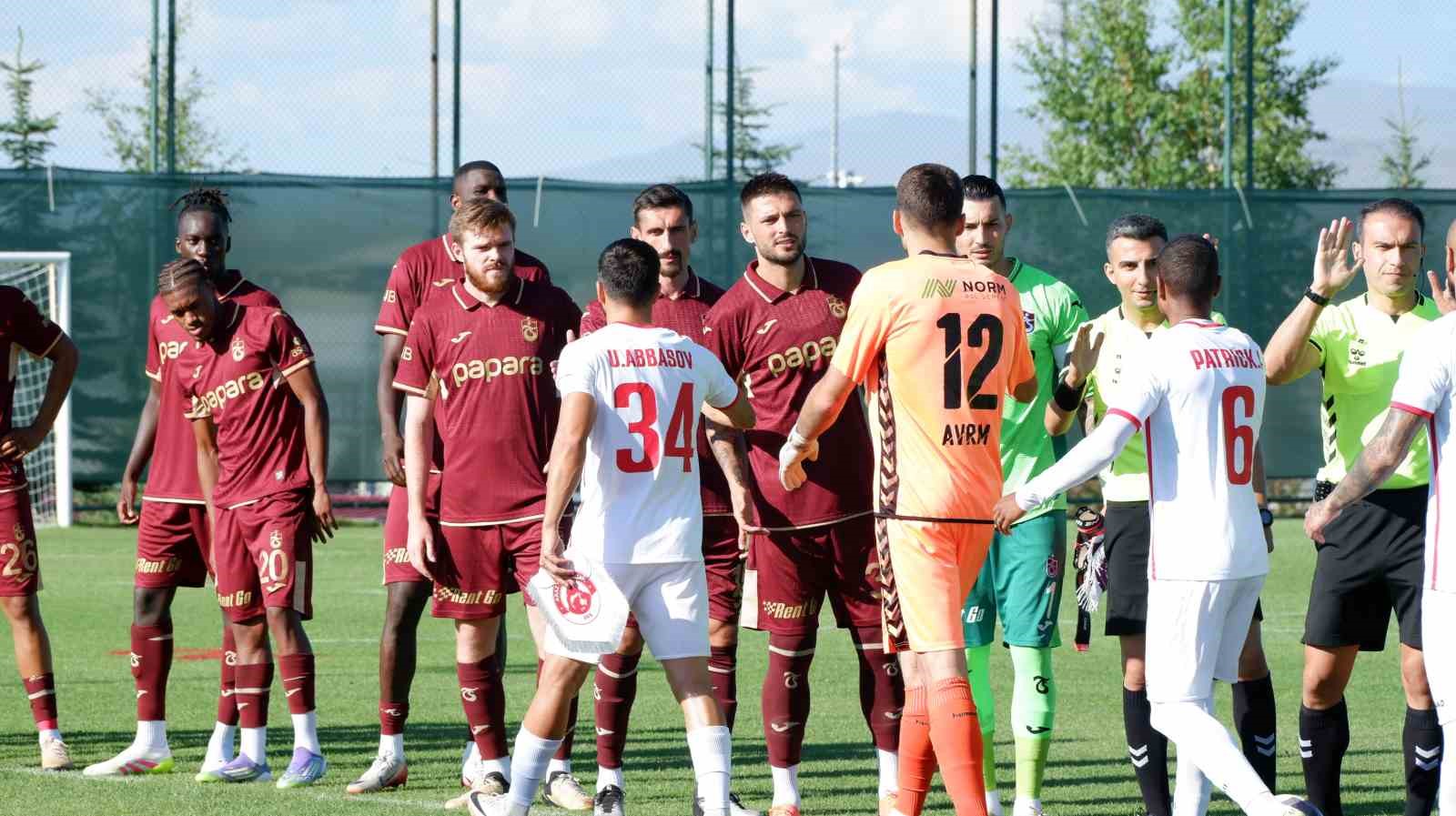 Hazırlık maçı: Trabzonspor: 2 - Araz Nahçıvan: 3 