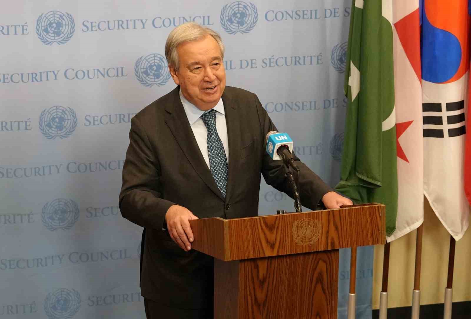 BM Genel Sekreteri Guterres: 