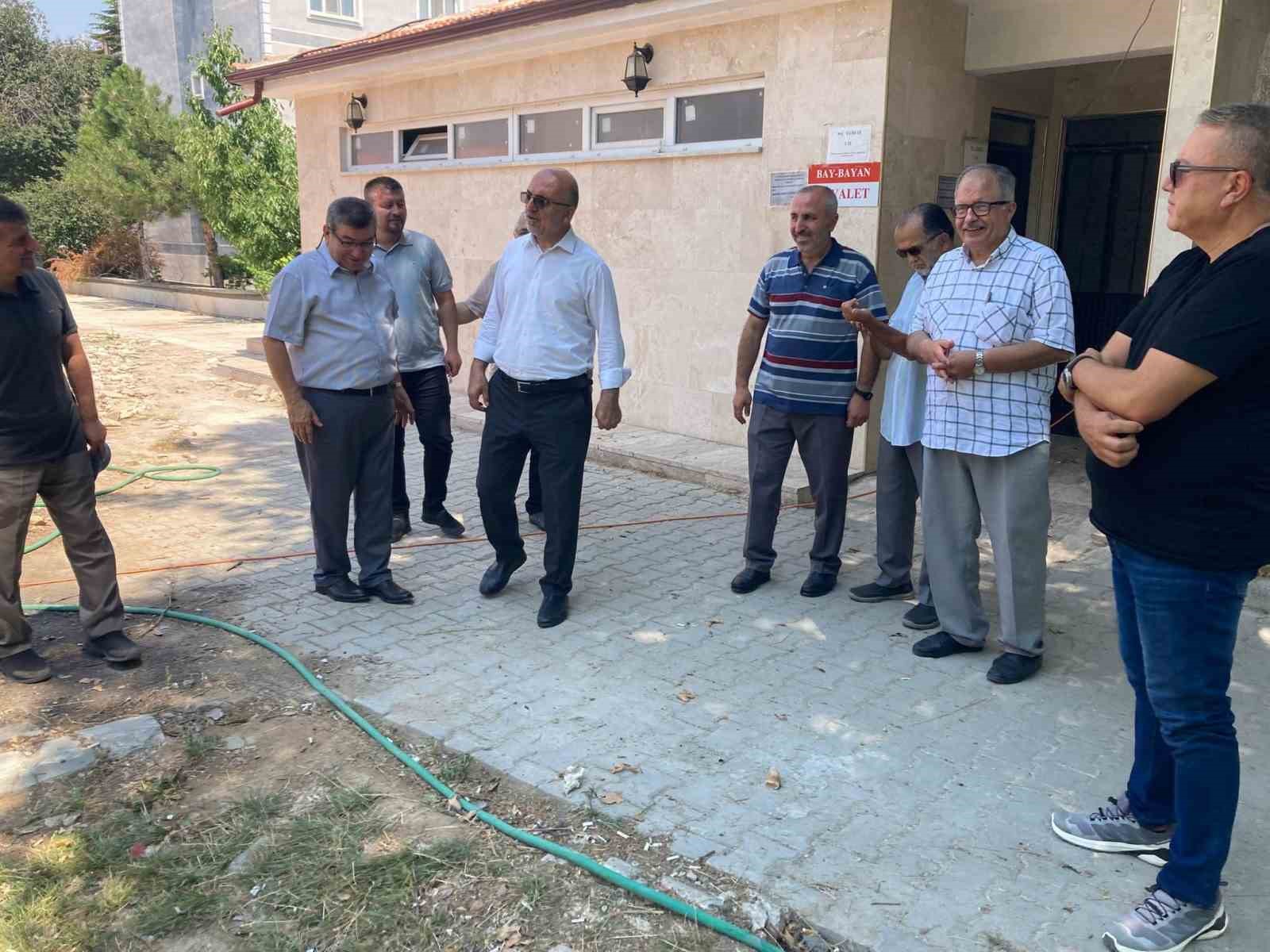 Müftü İmamoğlu, Mevlana Camii inşaatını yerinde inceledi 